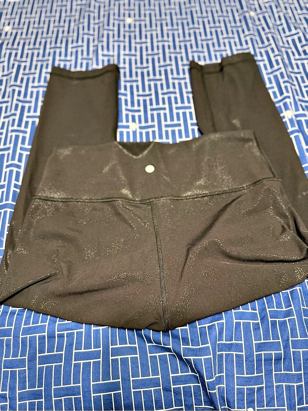 Lululemon Align High-Rise Crop *Shine Black Leggings